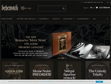 Tablet Screenshot of behemoth-store.com